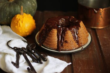 Çikolata ve kabak pasta 