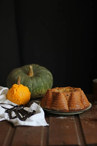 Chocolate and pumpkin cake