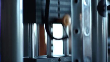  Spor salonundaki eğitim ekipmanlarının mekanizması, kol salınımının kasları.