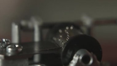 Müzik kutusu, enstrüman parçası, güzel melodi ve sesler, teknolojik nesne detayı