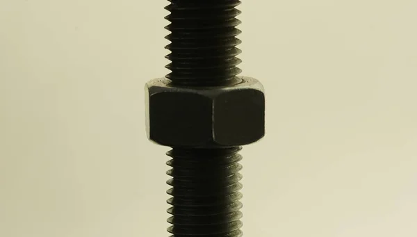 Set Iron Tools Small Spare Parts Repairs Macro Building Materials — Stock Photo, Image