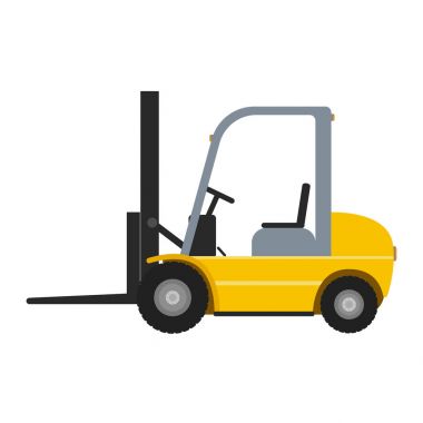 Vektör çizim karikatür sarı otomatik yükleyici