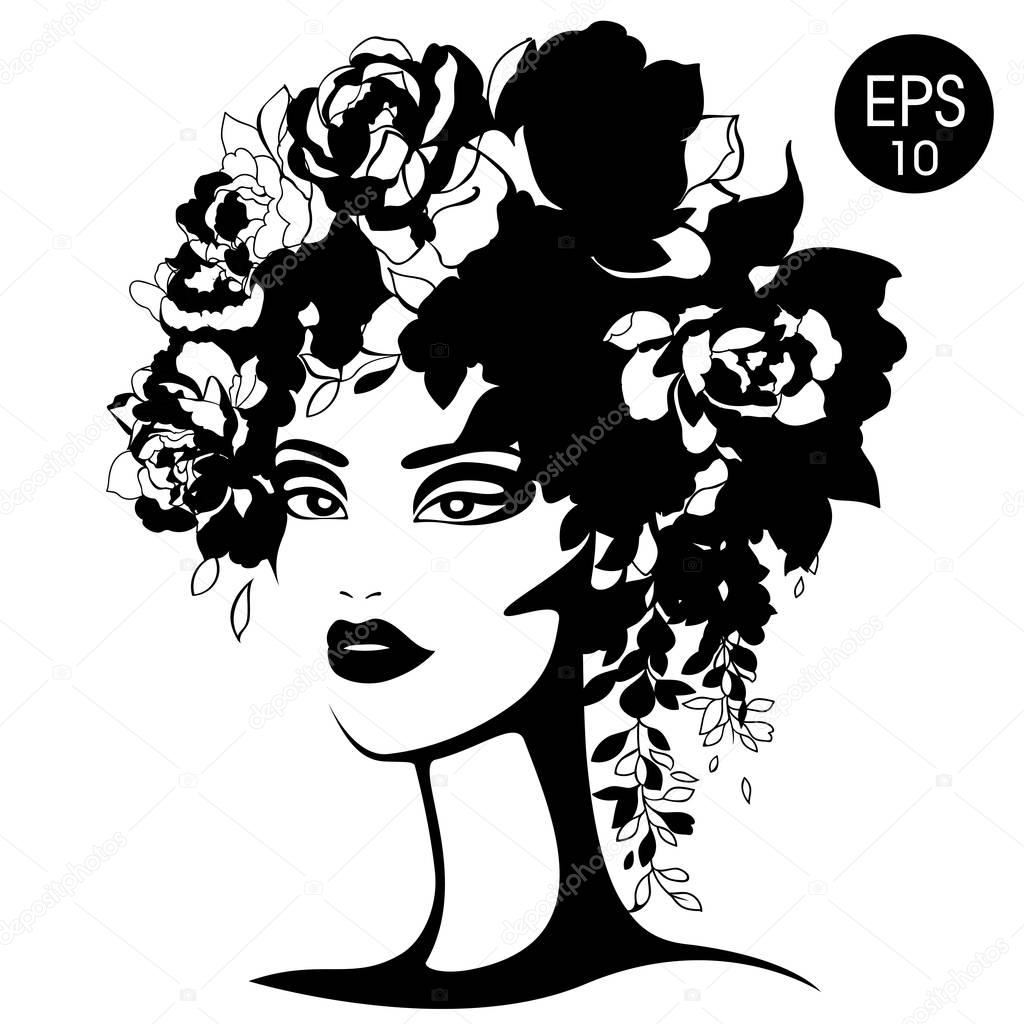 Free Free 278 Flower Woman Svg SVG PNG EPS DXF File