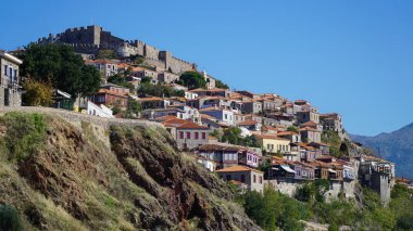 Molyvos, Mythimna. Lesvos, Yunanistan.