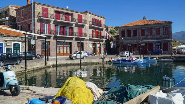 Molyvos, Mythimna. Lesvos, Grekland. — Stockfoto