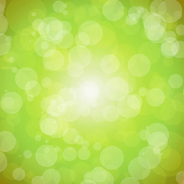 Bright green background with bokeh. Spring. Easter. — Stock Photo, Image