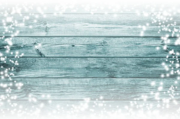 Blaue Holzstruktur. Weihnachtlicher Hintergrund. — Stockfoto