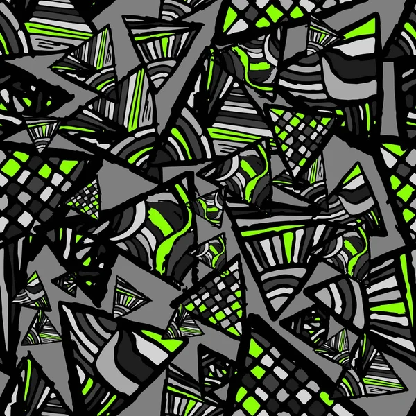 抽象的なシームレスなテクスチャです。三角形のパターン. — ストックベクタ