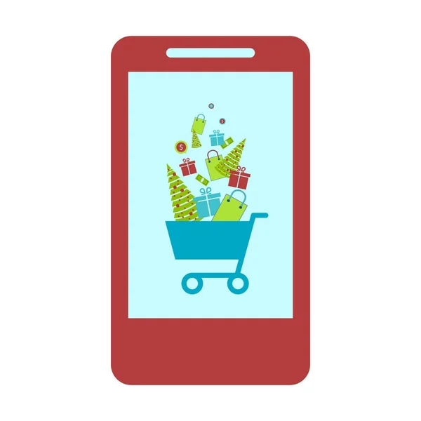 Έννοια της e-commerce κατάστημα, κατάστημα στο διαδίκτυο, ηλεκτρονικό κατάστημα, μόνωσ — Φωτογραφία Αρχείου