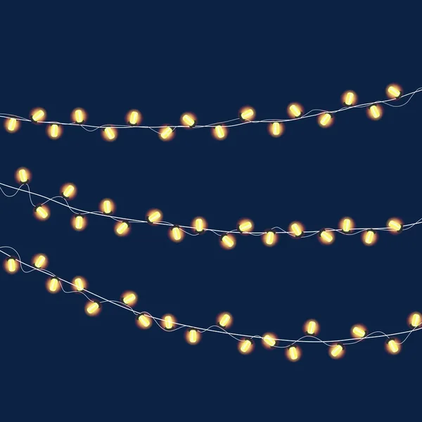 Festival yanan çelenk. Noel gecesi. Yılbaşı dekor. Vect