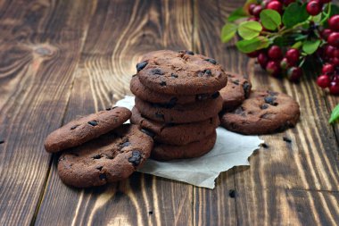 el yapımı hediye. Çikolatalı kurabiye.