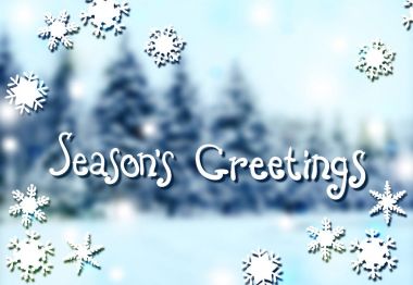 Yılbaşı / yeni yıl / arka plan bulanık. Sezon selamlar.