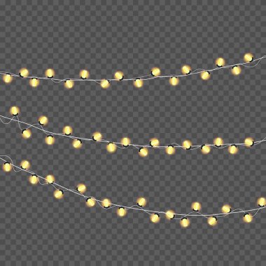 Festival yanan çelenk. Noel gecesi. Yılbaşı dekor. Vect