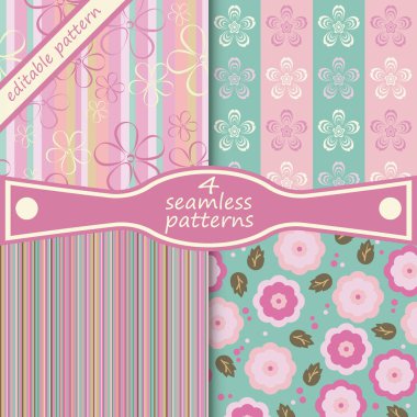 kesintisiz dokular kümesi. Kiraz çiçekleri. Bahar sorunsuz textu