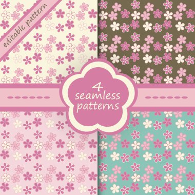 kesintisiz dokular kümesi. Kiraz çiçekleri. Bahar sorunsuz textu