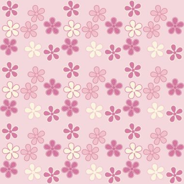 Sorunsuz çiçek desenli. Kiraz çiçekleri. Çiçek açan kiraz.