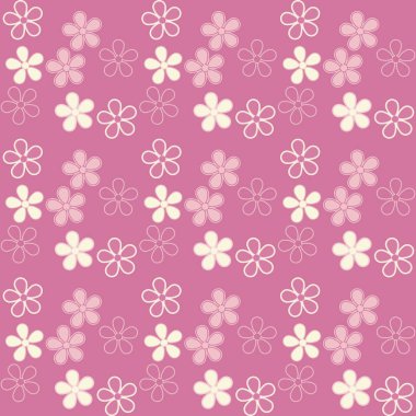 Sorunsuz çiçek desenli. Kiraz çiçekleri. Çiçek açan kiraz.