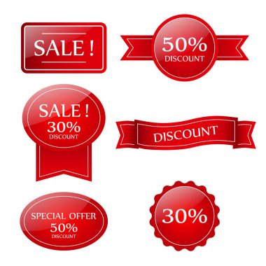 Dizi kırmızı üyelerimizin bilet, etiketleri, pullar, çıkartmalar, köşeleri, 