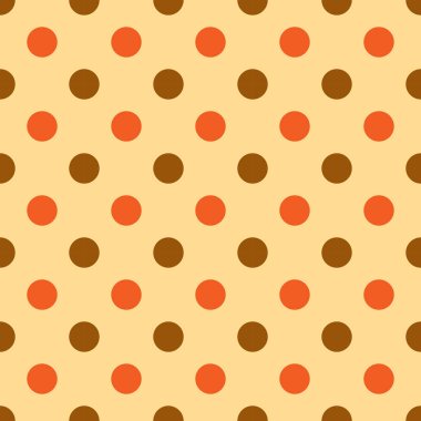 sorunsuz Polka dot arka plan. Parlak polka dot doku. Vektör 