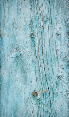Blue wood background. Old boards. Shabby old painted boards. Top