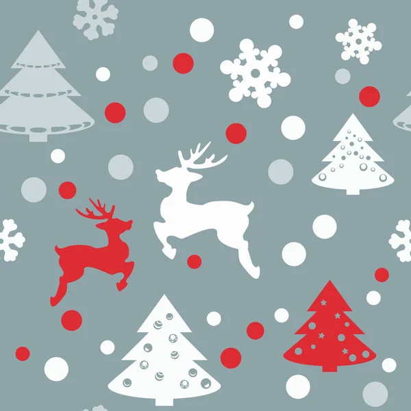 Padrão Sem Costura Natal Venda Inverno Ano Novo Natal Feriado — Vetor de Stock
