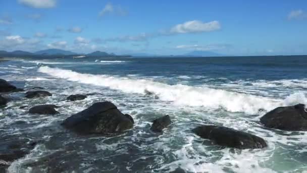 Ilha costeira Kunashir — Vídeo de Stock