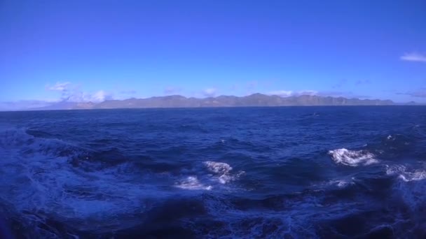 Охотське море острова Kunashir — стокове відео