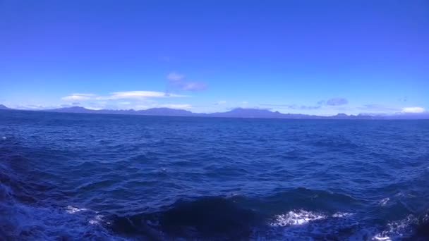 Охотське море острова Kunashir — стокове відео