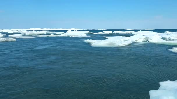 Hielo en el mar — Vídeos de Stock