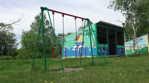 Camp de pionniers abandonné. Île Sakhaline . — Video