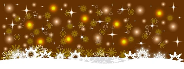 Gold night at Xmas Holiday. Christmas background design banner. Vector illustration. Holidays. — Stock Vector