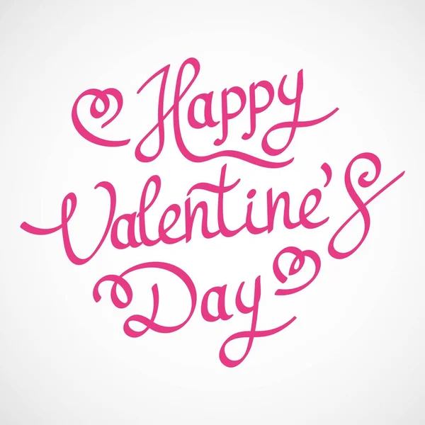 Happy Valentines Day Hand tekening Vector belettering design. Abstracte achtergrond. Vectorillustratie. — Stockvector