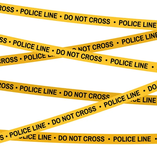 Police Placemats Set of 4 Police Line Do Not Pass Crime Scene