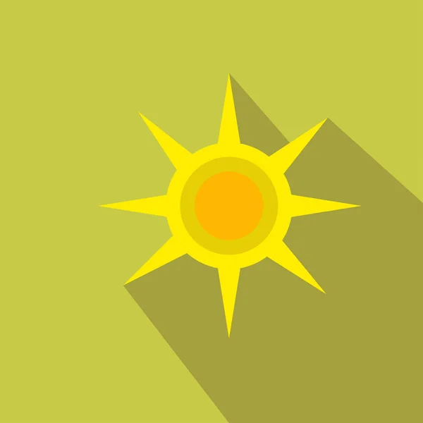 Sun plochý karikatura ikony. V létě. Brazil.Vector obrázek — Stockový vektor
