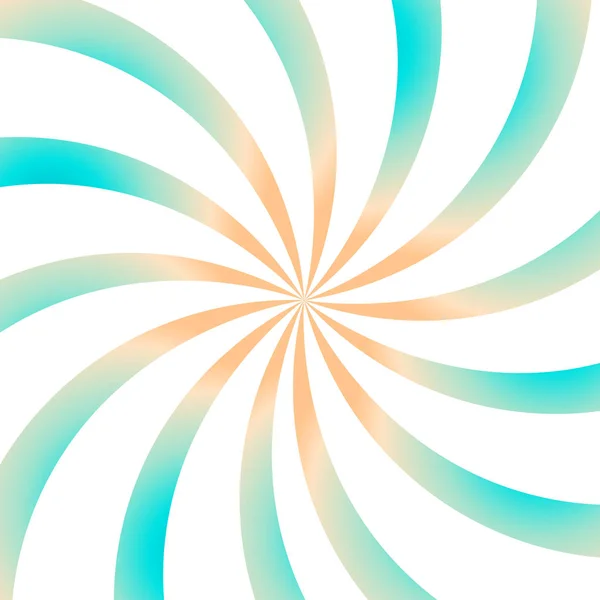 Fond vectoriel spirale coloré abstrait. Illustration de tourbillon coloré. Rotation positive de l'énergie . — Image vectorielle