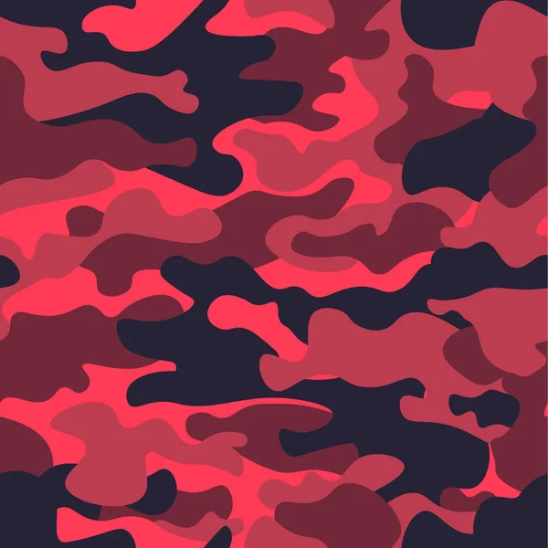 Moda senza cuciture elite tan rosso camo modello vector.Classic stile di abbigliamento mascheramento camo ripetizione stampa. Rosso, bianco, marrone nero texture della foresta colori. Elemento di design. Illustrazione vettoriale — Vettoriale Stock