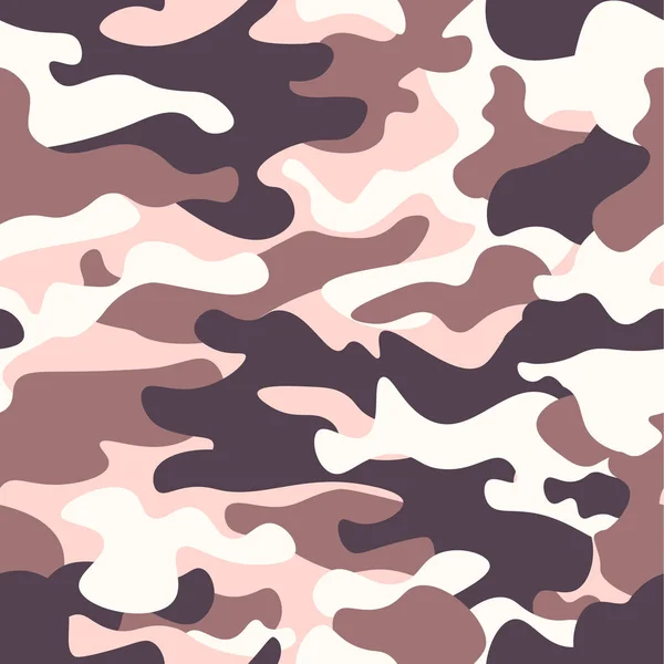 Moda moderna vector de moda patrón camuflaje de moda. Estilo de ropa clásica camuflaje máscara impresión repetida. marrón negro oliva colores textura del bosque. Elemento de diseño. Ilustración vectorial . — Vector de stock