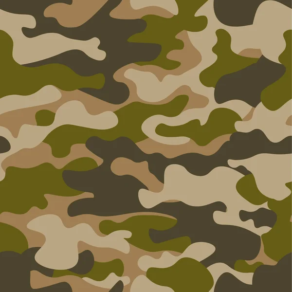 Green Camouflage Pattern Background. Seamless Green Camouflage