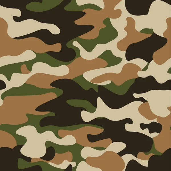 Camouflage seamless pattern background. Classic clothing style