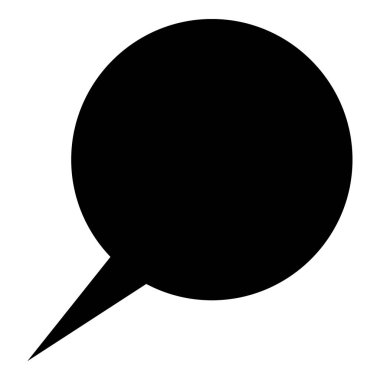 Beyaz arkaplanda izole edilmiş baloncukların modern siyah konuşması