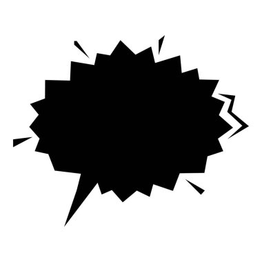 Beyaz arkaplanda izole edilmiş baloncukların modern siyah konuşması