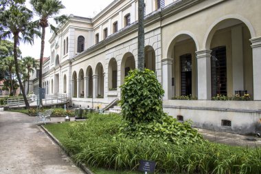 Sao Paulo, Sp, Brezilya, 03 Şubat 2017. Göç Müzesi, devlet Sao soyu tükenmiş Hospedaria dos Imigrantes, Sao Paulo, doğusunda sütyen mahalle genel merkezinde Sp faaliyet Paulo, cephe. 