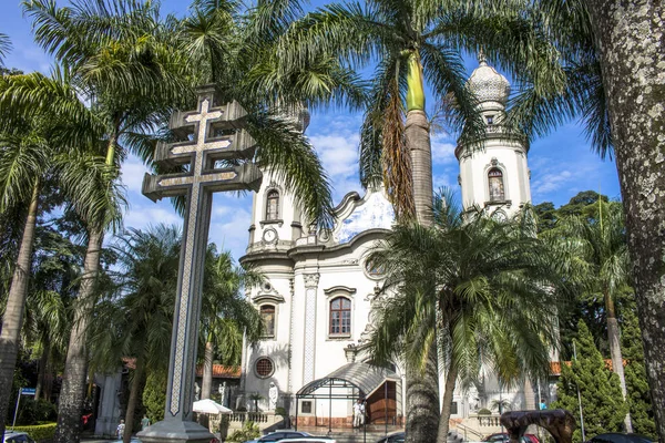 1940, 20th century, alf ribeiro, architecture, brazil, brazil avenue, brazilian, brenno tavares, building, cathedral, catholic, ceramic, church, city, construction, facade, metropolis, monument, neo-baroque, our lady of brazil, outdoor, panels, pasti — Stock Image 1940, 20th century, alf ribeiro, architecture, brazil, brazil avenue, brazilian, brenno tavares, building, cathedral, catholic, ceramic, church, city, construction, facade, metropolis, monument, neo-baroque, our lady of brazil, outdoor, panels, pasti Stock Photo