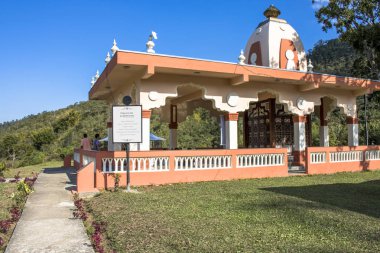 Pindamonhangaba, Brezilya, 22 Temmuz 2017. Krishna bilincinde Nova Gokula çiftliği, Pindamonhangaba, Sao Paulo eyalet kırsal bölgede (Iskon) için uluslararası toplum Tapınağı