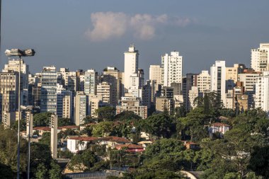 Sao Paulo, Brezilya'da inşaat gökyüzü hat