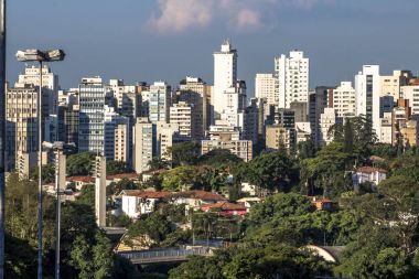 Sao Paulo, Brezilya'da inşaat gökyüzü hat