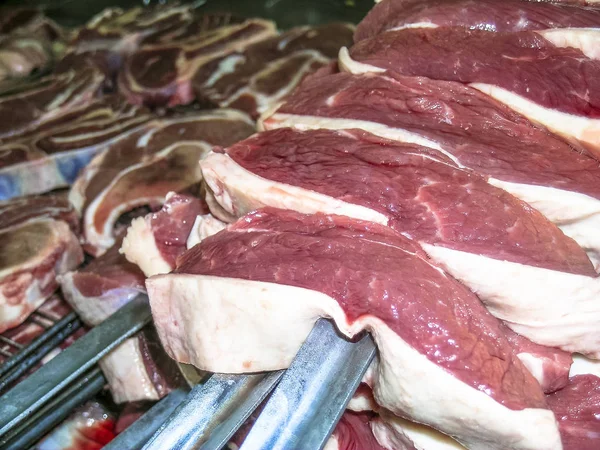 Carnes Crudas Restaurante Brasil — Foto de Stock