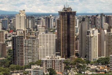 Parana devlet Curitiba şehir manzarası