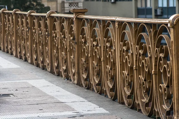 Gitter Des Santa Ifigenia Viadukts Der Innenstadt Von São Paulo — Stockfoto