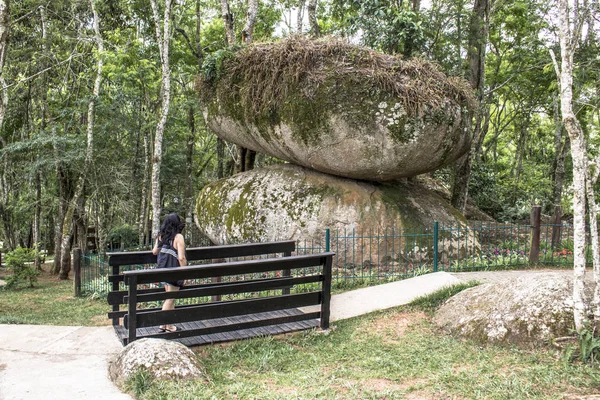 Guararema Brasile Dicembre 2017 Veduta Del Monumento Naturale Pietre All — Foto Stock